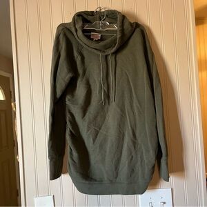 Isabel Maternity by Ingrid & Isabel Olive Cowl Neck Top